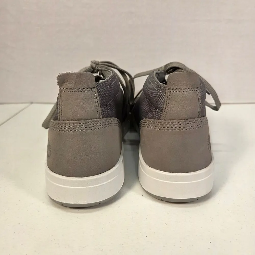 Timberland Gray Chukka Sneakers Mens 10 Nubuck Canvas Lace Up Casual Shoes NWT